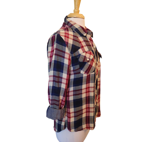 Rails Kendra Tencel Plaid Shirt Size Medium - Picture 2 of 9